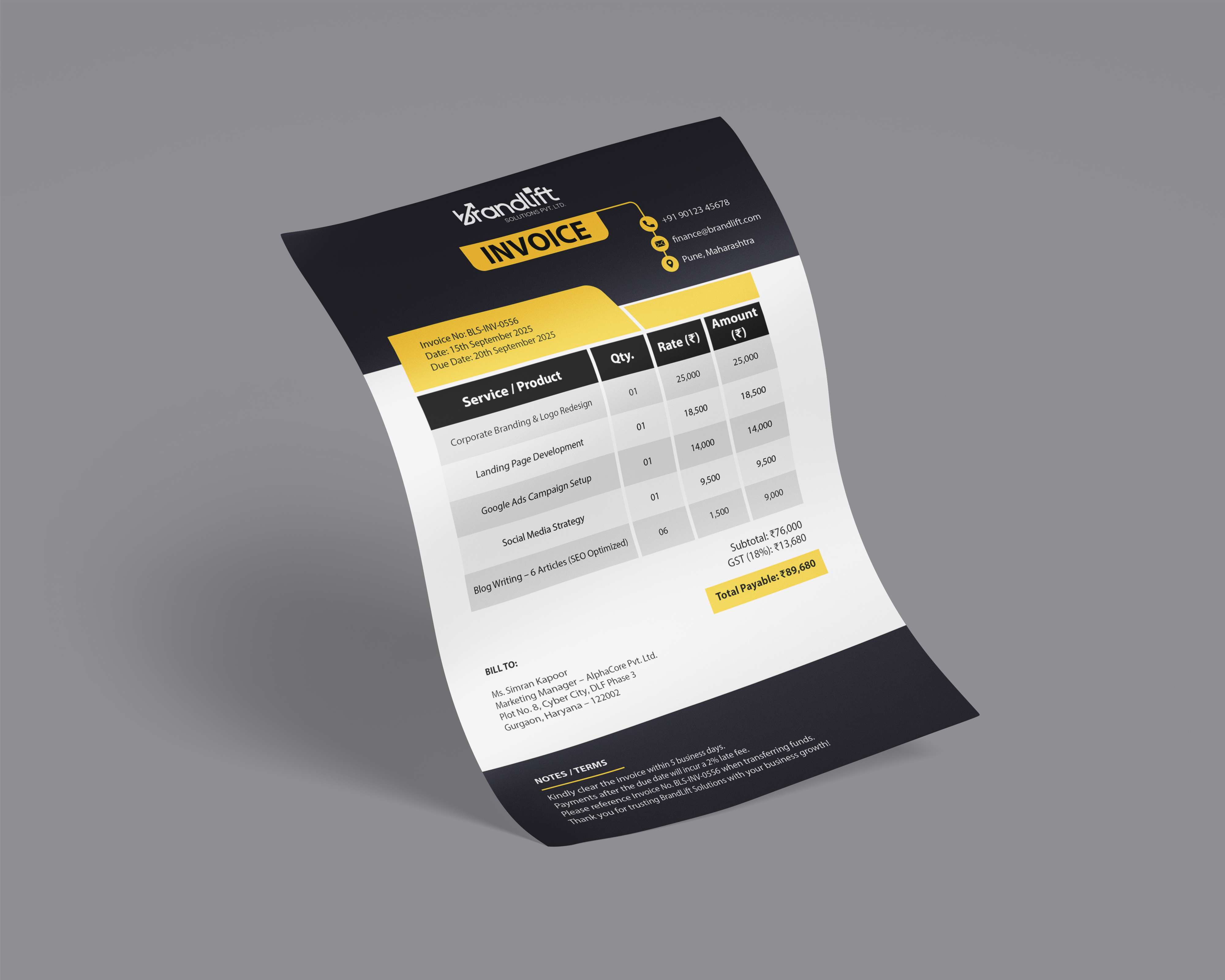 Free Invoice Generator