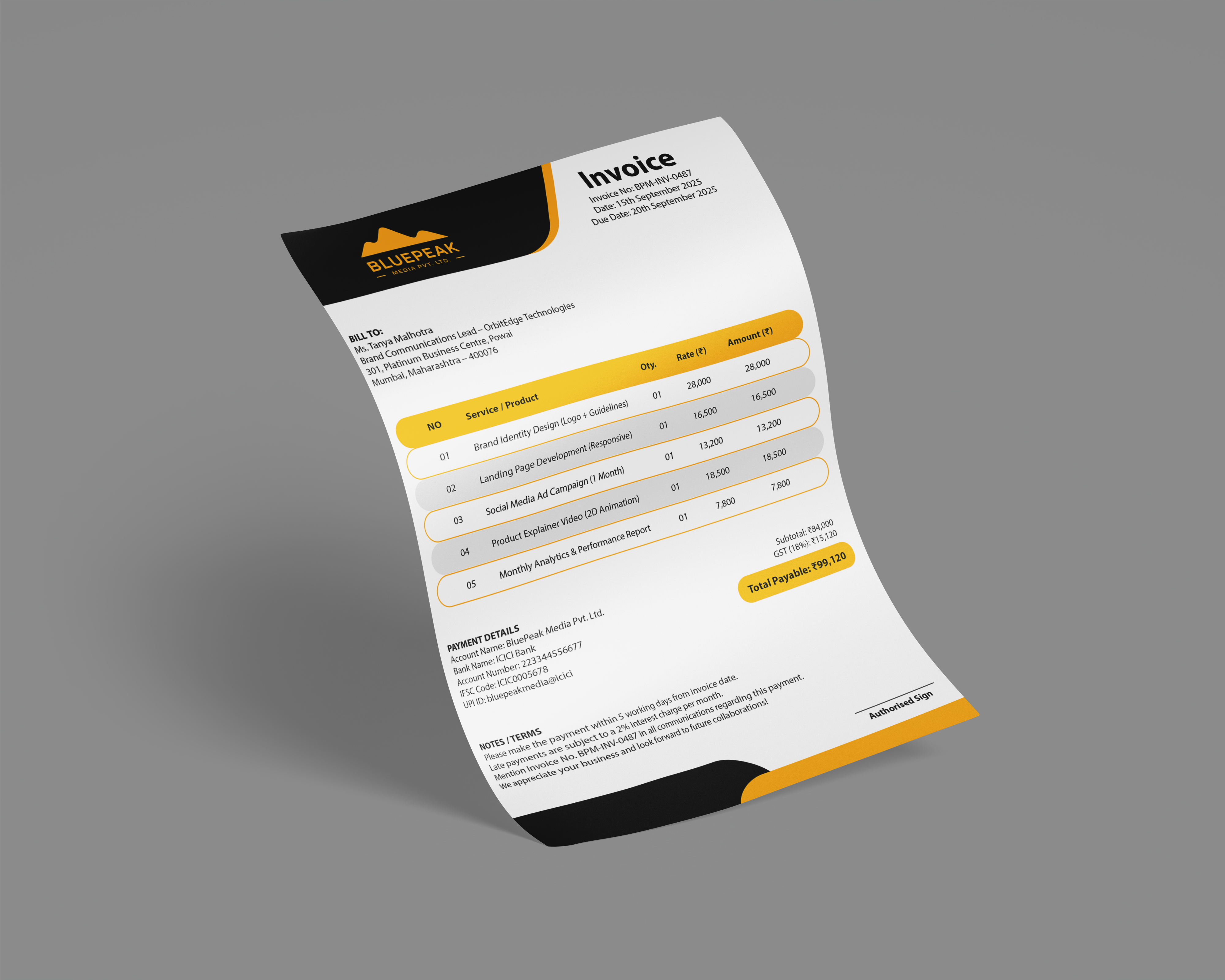 Invoice Pdf
