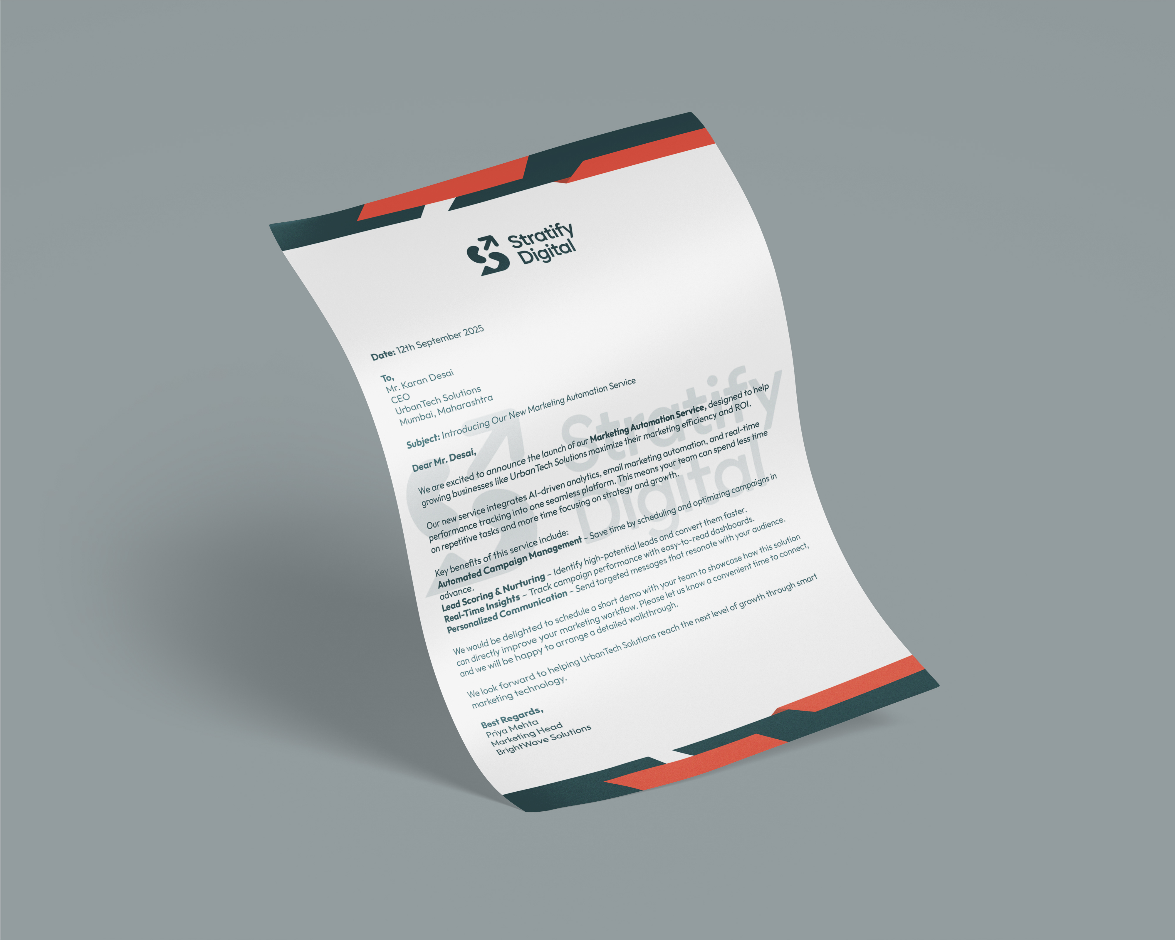 Letterhead Template