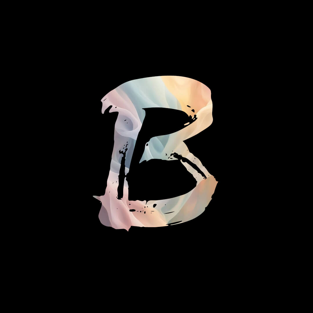 B letter image