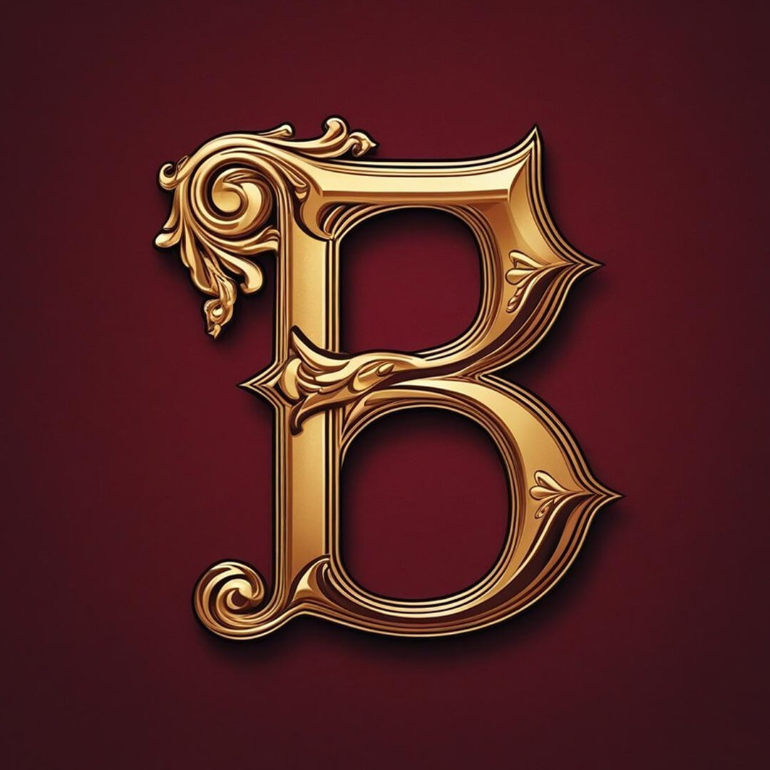 B logo design