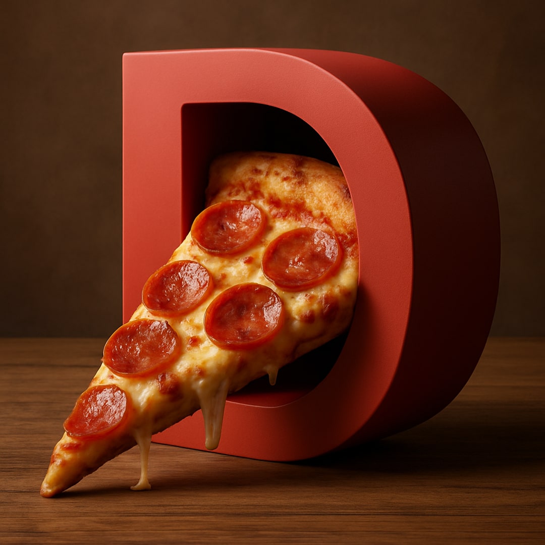 D letter tattoo