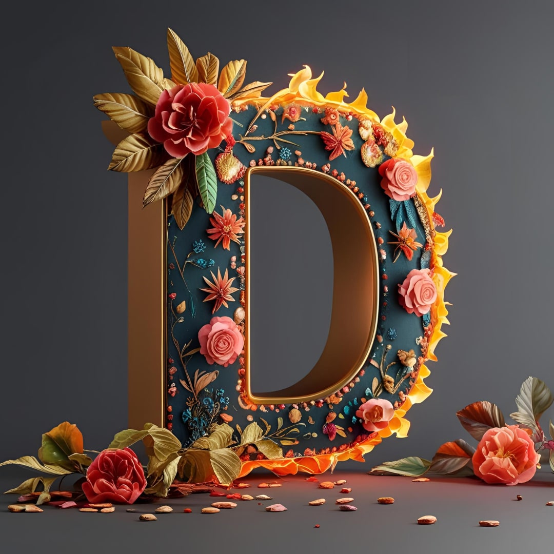 D logo design