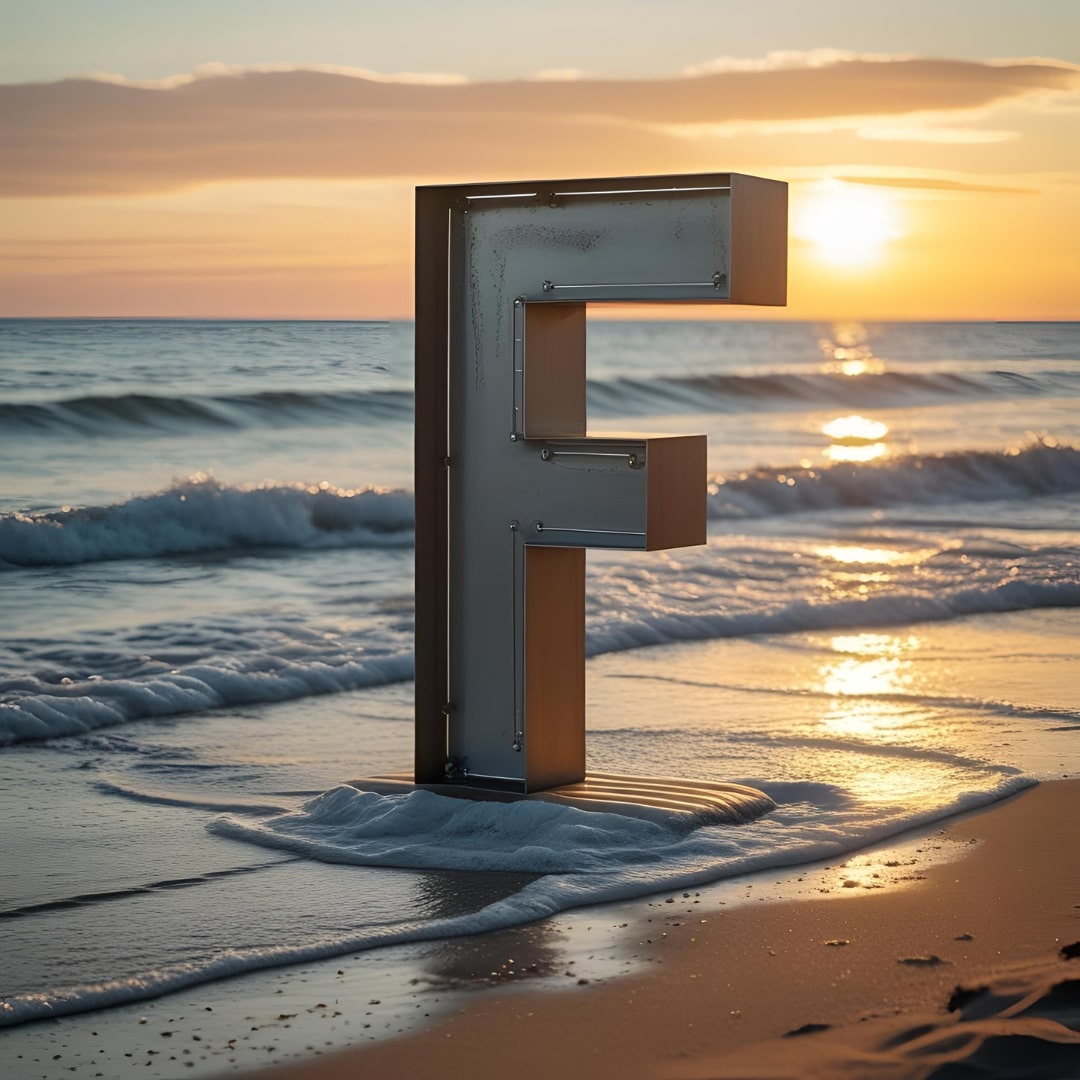 F letter image