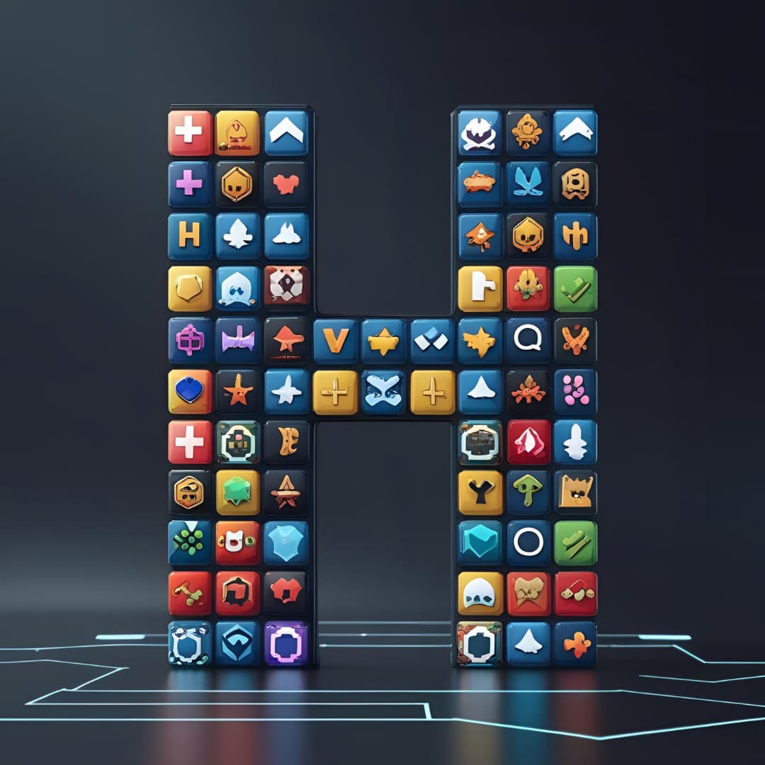H logo
