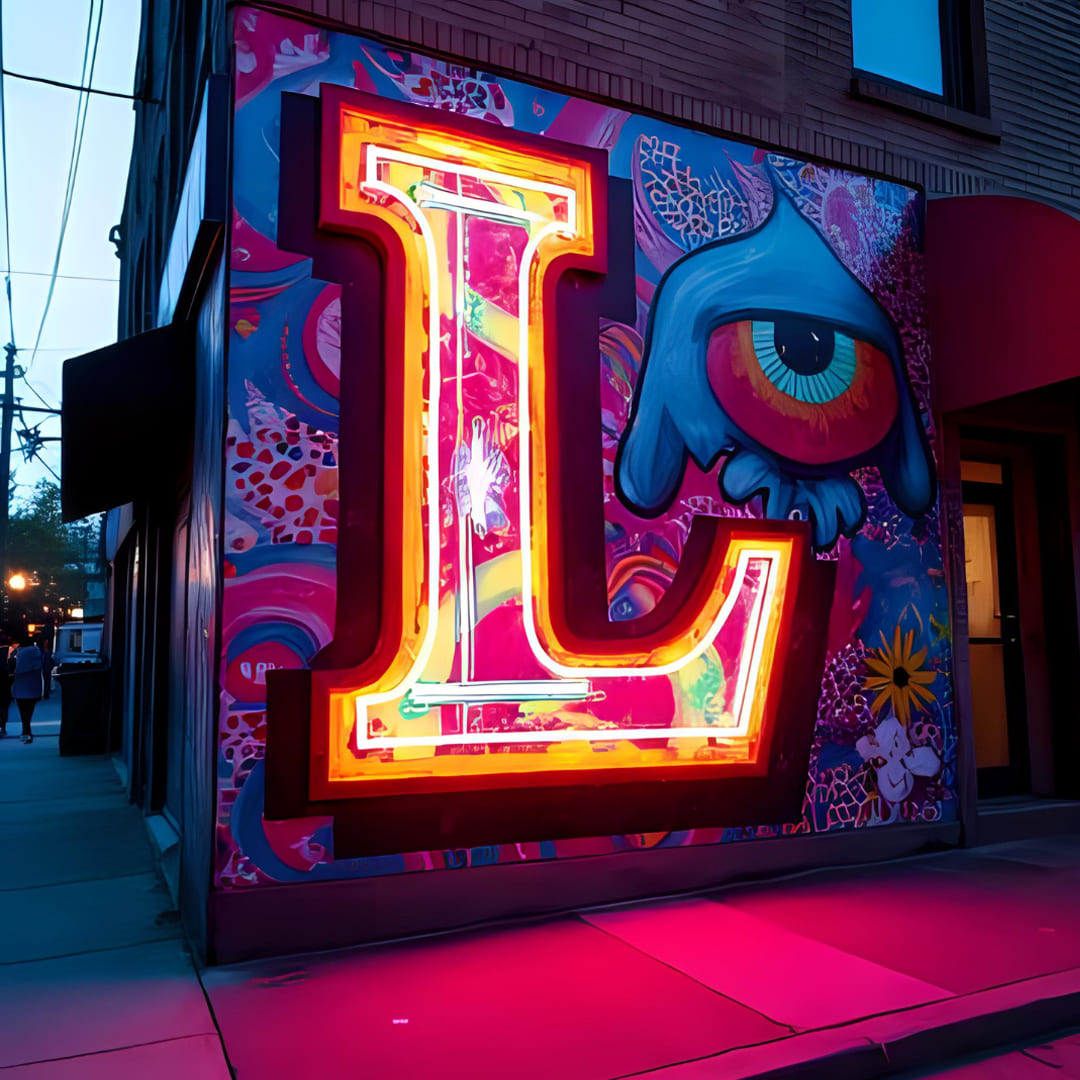 L logo
