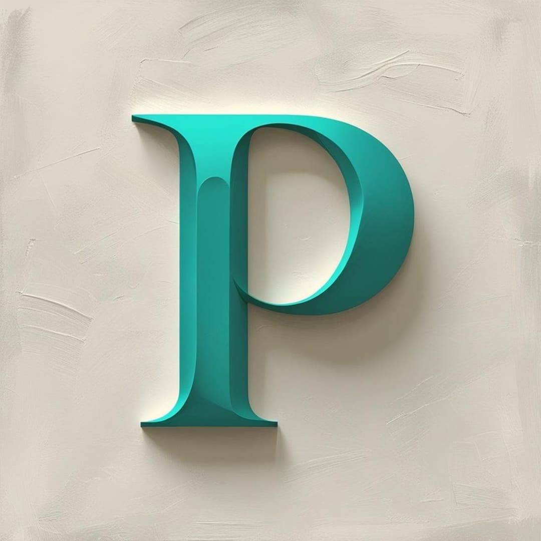 P logo