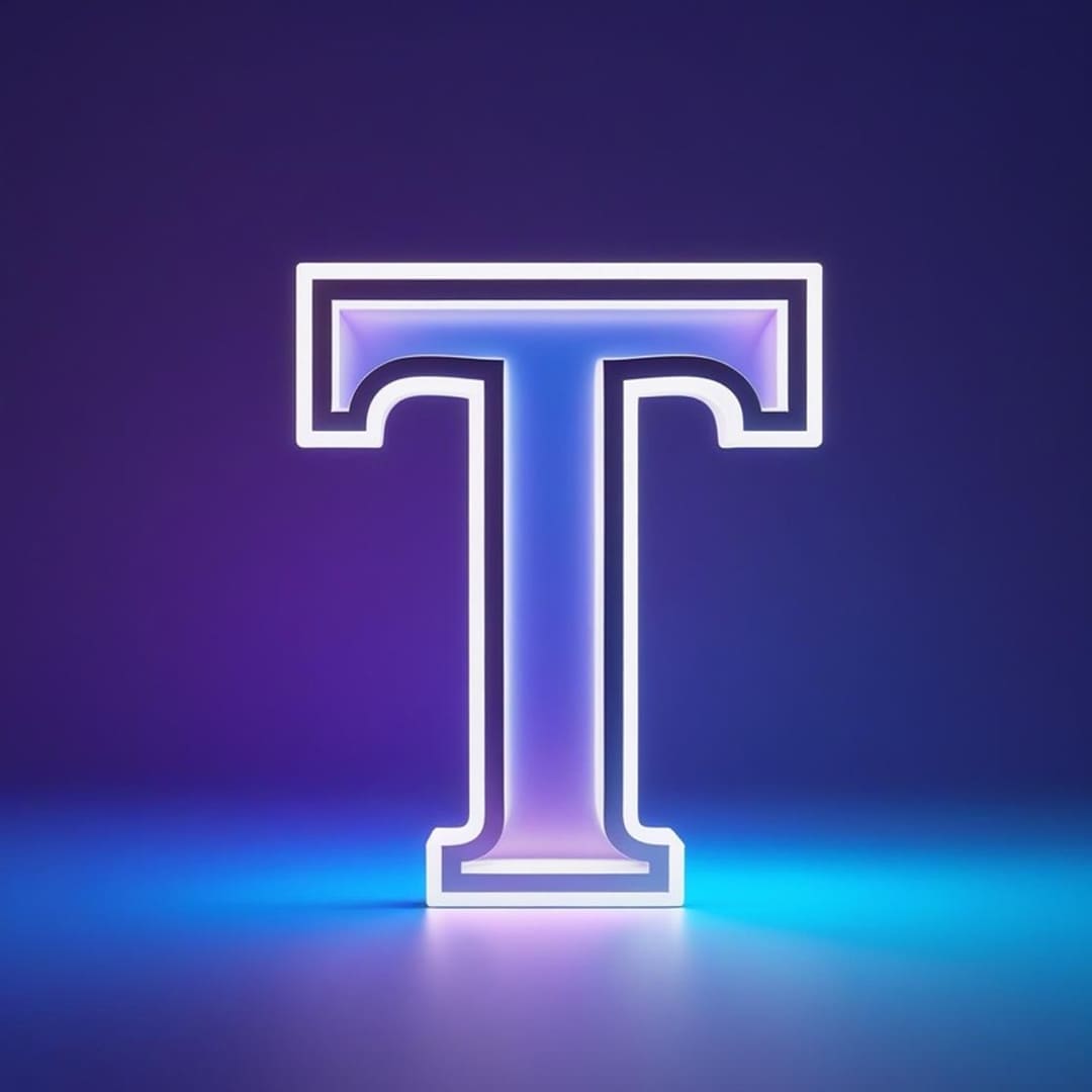 T logo