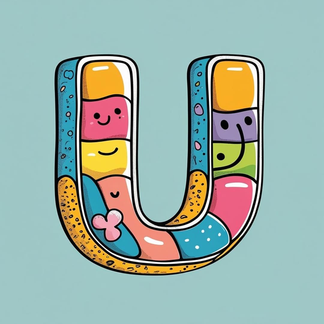 U letter pictures