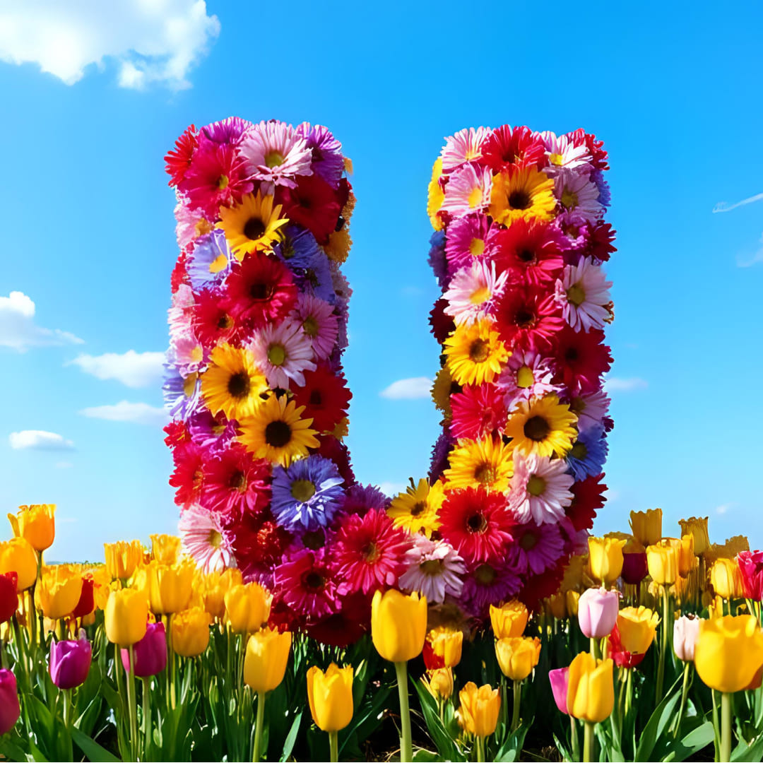 U letter images