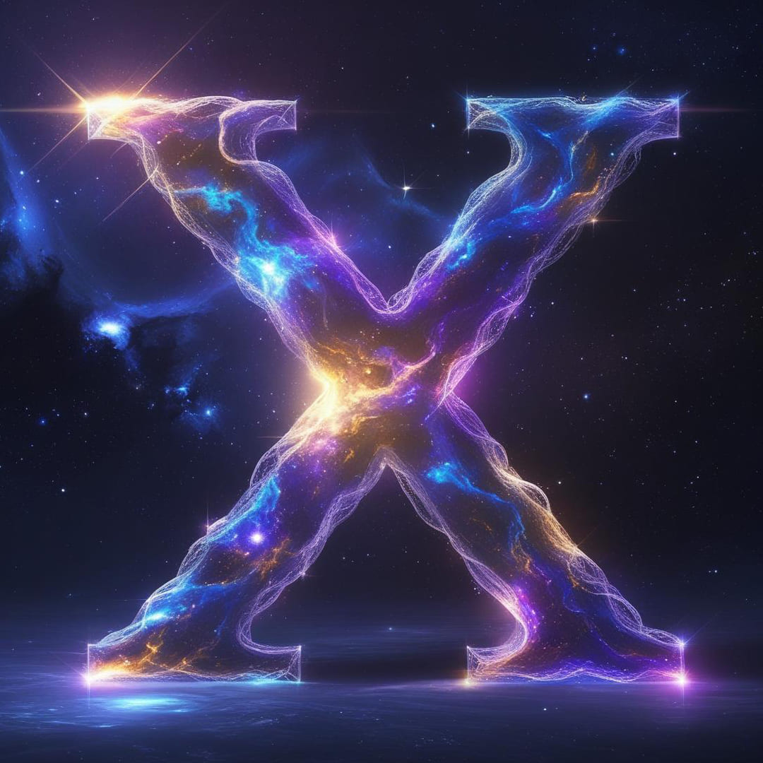 X logo design