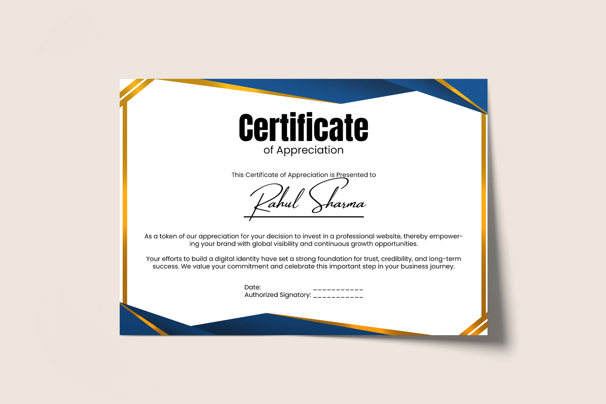 Certificate Generator