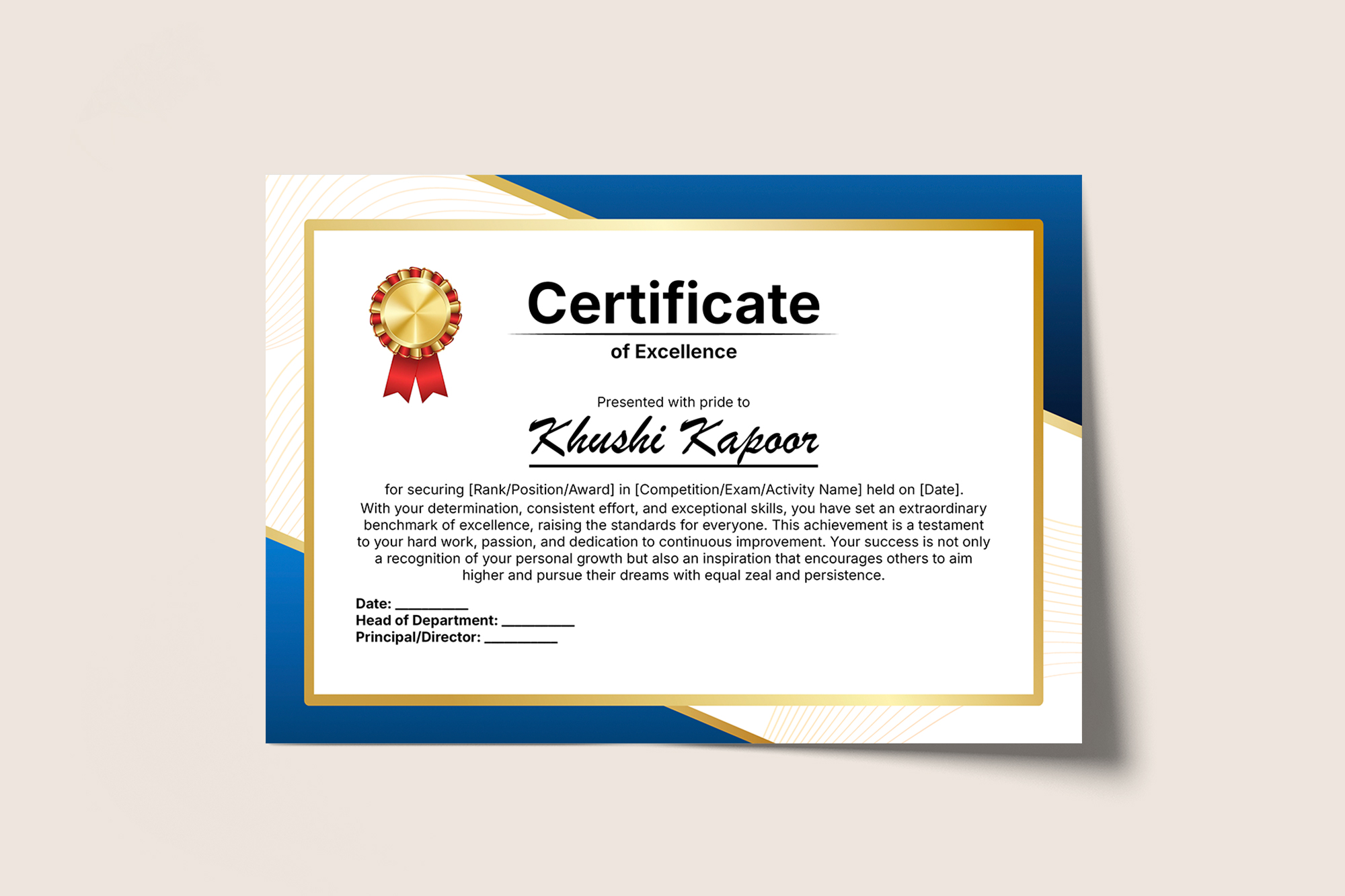 Certificates