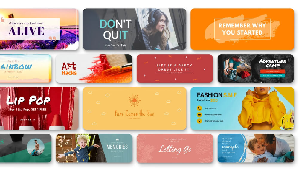 website banner design